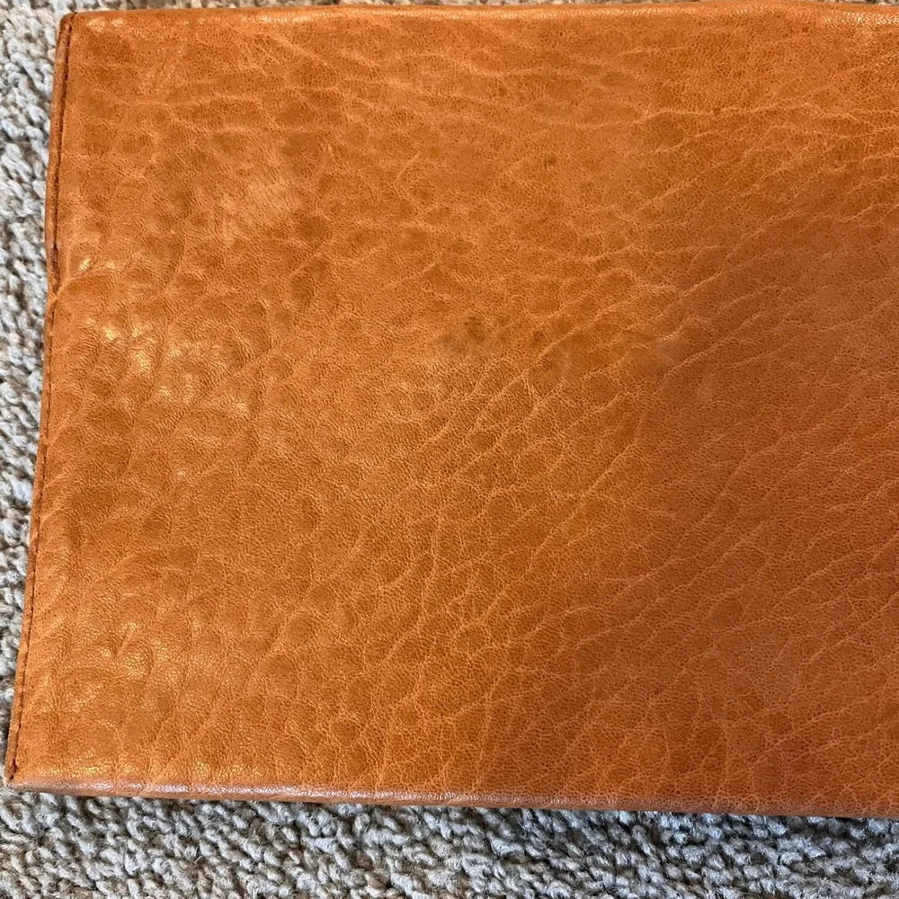 Henri Bendel Tan with gold hardware Leather Wristlet